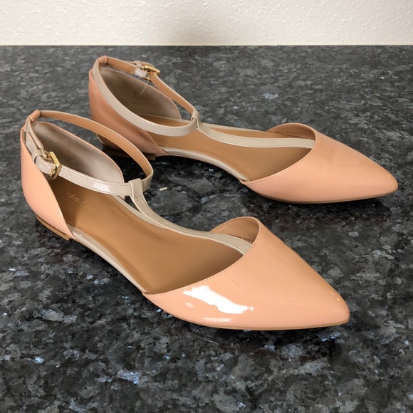 calvin klein ghita t strap flat